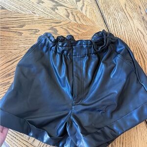 Abercrombie & Fitch Black High Waist Shorts